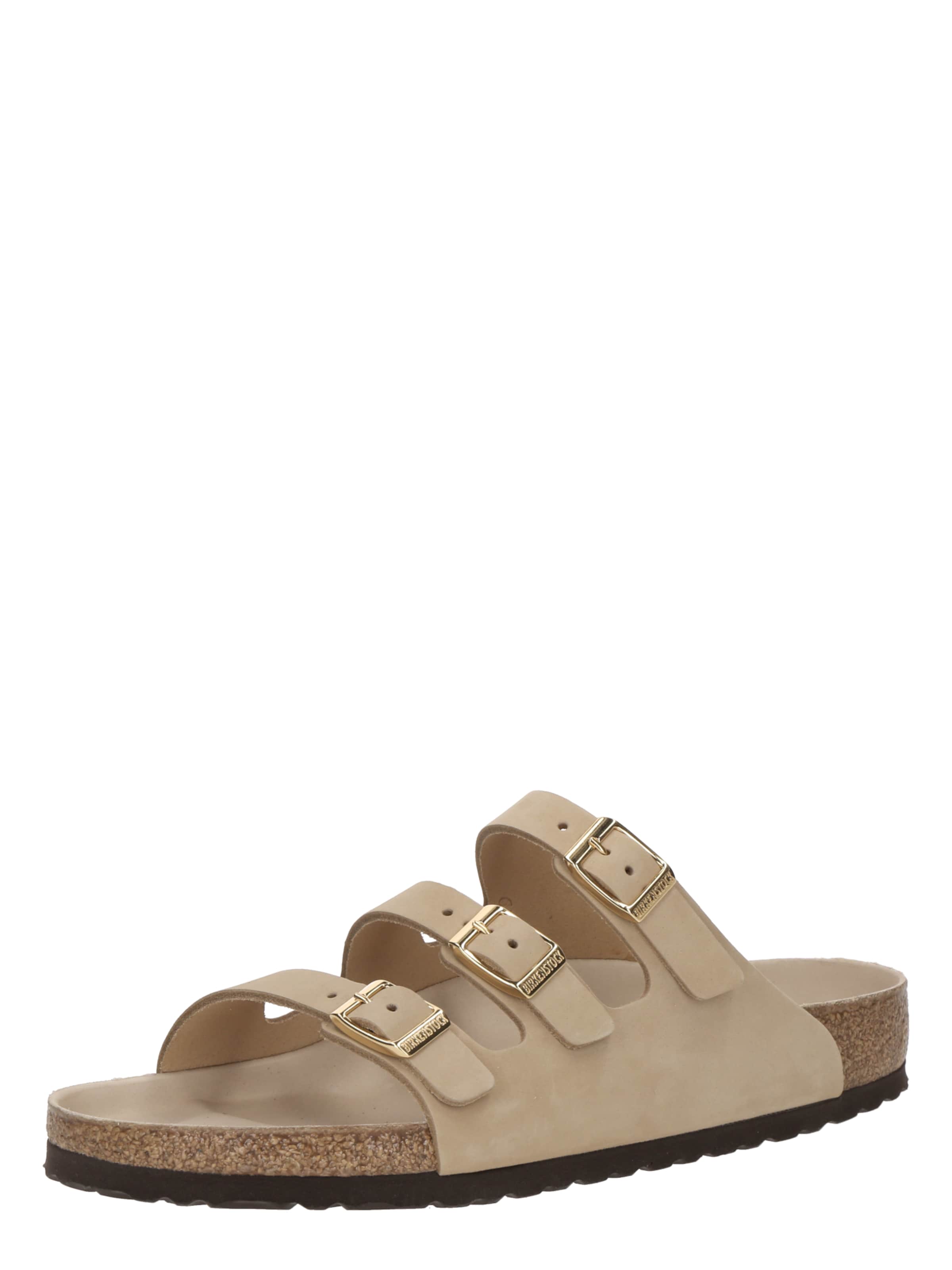 BIRKENSTOCK Mule 'Florida' en marron, Vue avec produit