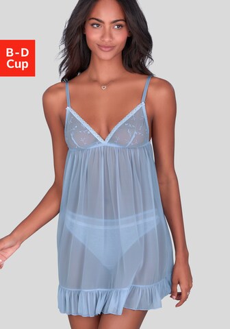 VIVANCE Negligé in Blau: Vorderseite