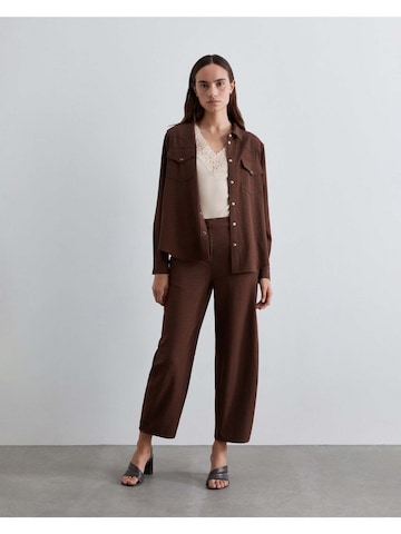 Scalpers Loose fit Pants ' ' in Brown: front