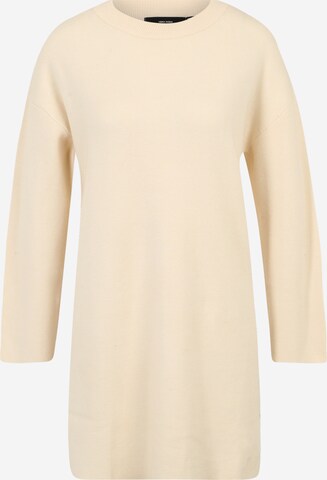 Vero Moda Petite Strikkjole 'GOLD' i beige: forside