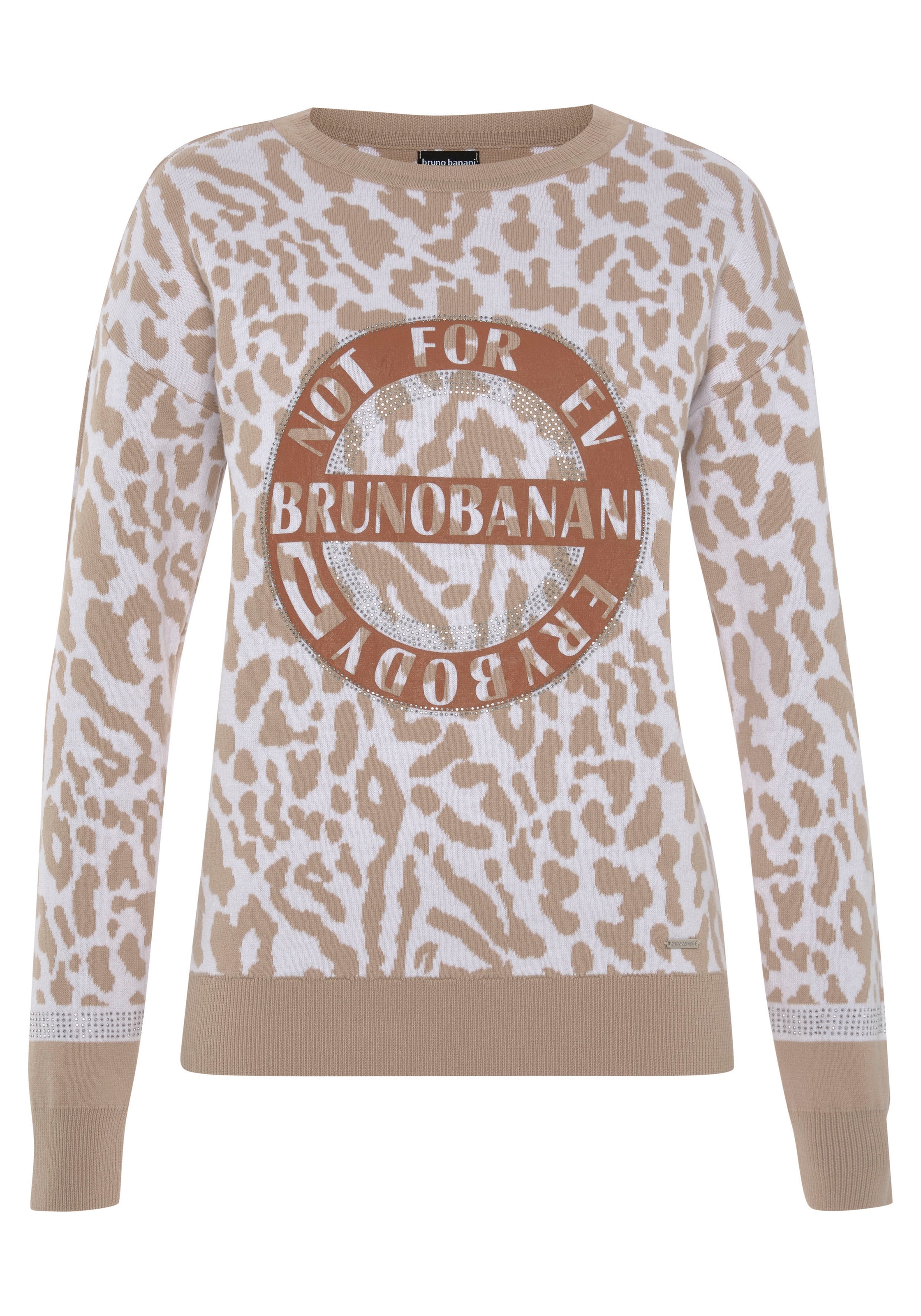 Bruno Banani Pullover in Beige: Vorderseite