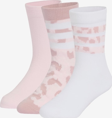 Chaussettes de sport 'YOUTH GIRLS LEO GRAPHIC' ADIDAS PERFORMANCE en violet : devant