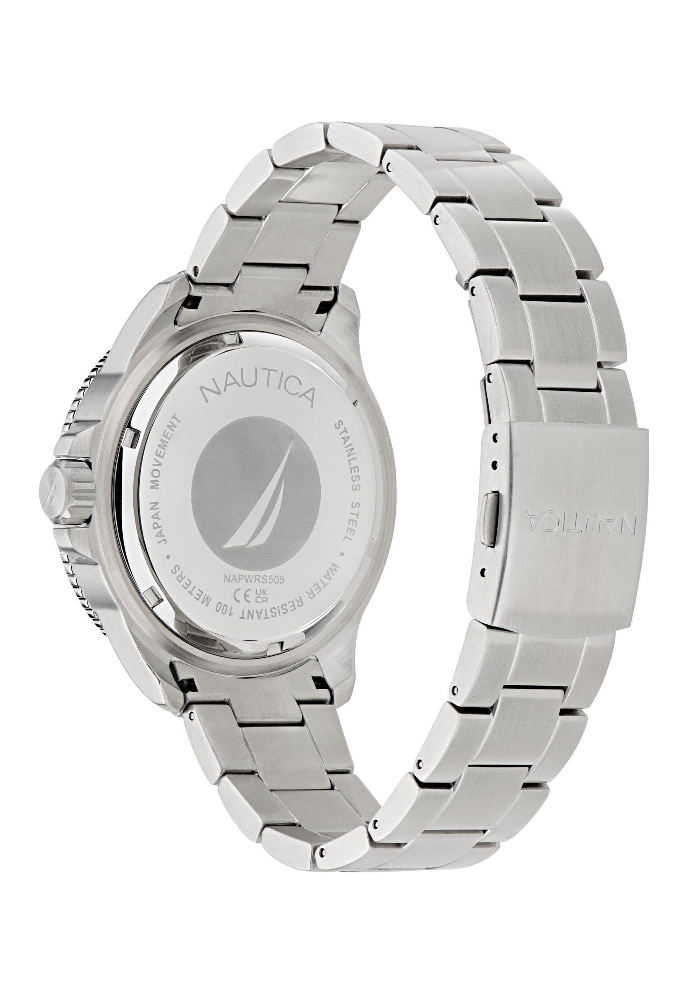 NAUTICA Analoog horloge 'Windrose' in Zilver