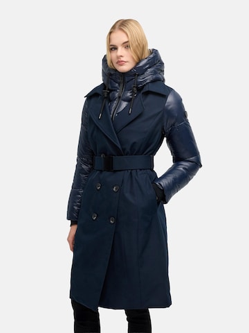 NAVAHOO Winter coat 'City-Glow 14' in Blue: front