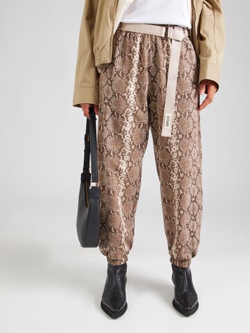 Effilé Pantalon 10Days en beige : devant