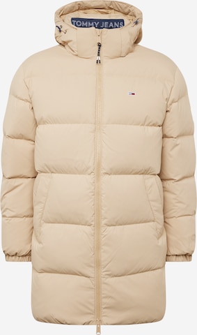 Tommy Jeans Зимно яке 'ESSENTIAL' в бежово: отпред