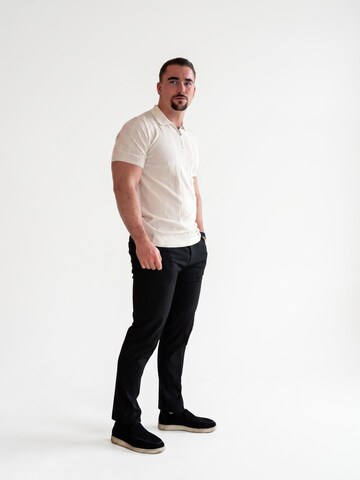 INSPR Shirt 'Lucian Zip' in White