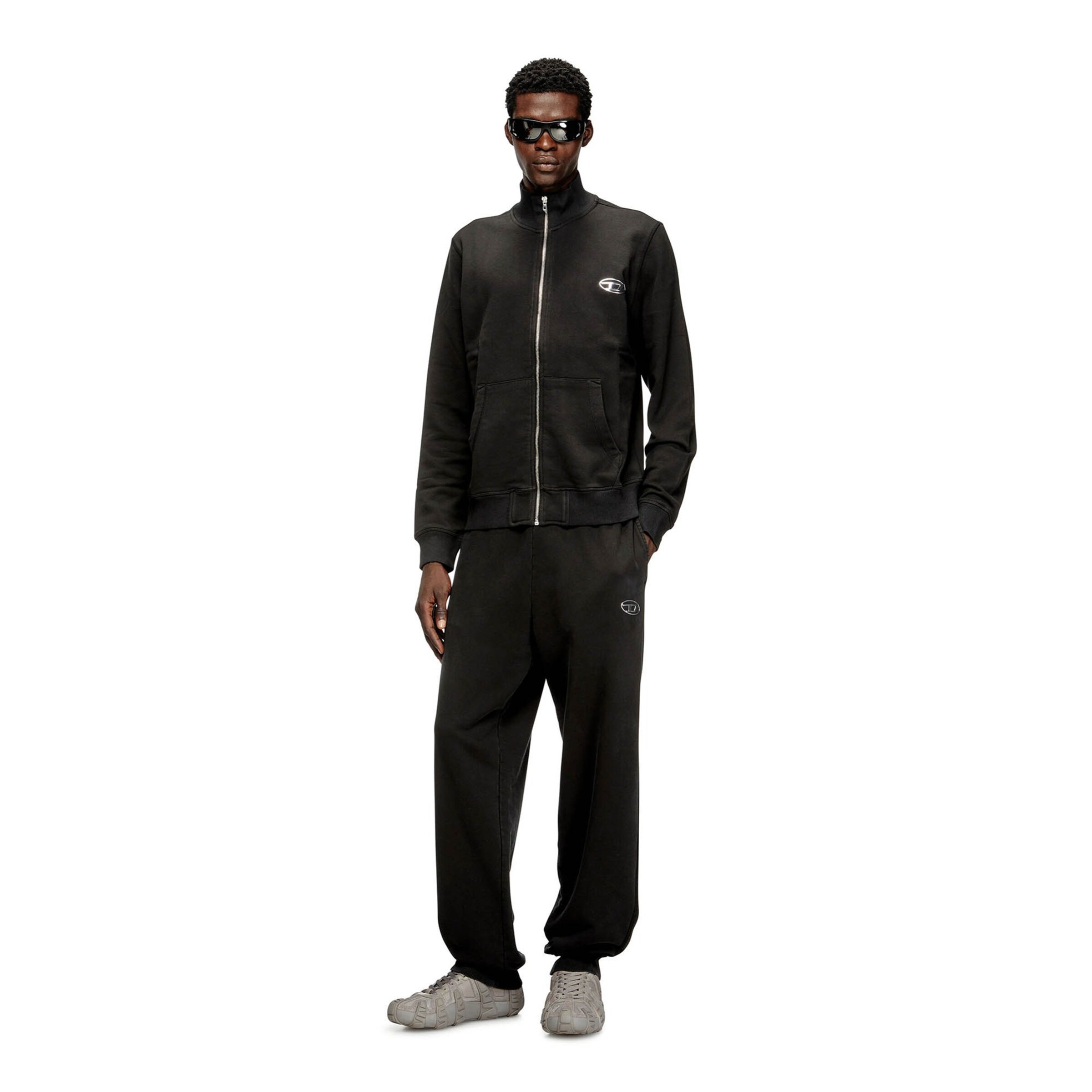 DIESEL Sweat jacket in Black