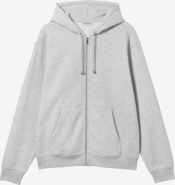 WEEKDAY Collegetakki 'Classic' värissä harmaa: etupuoli
