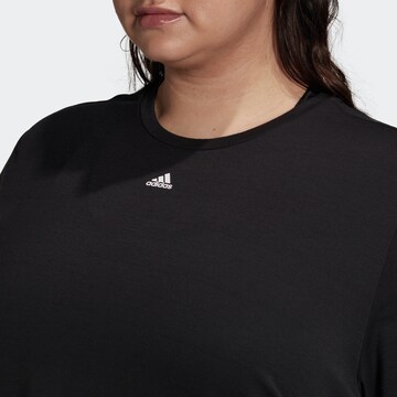 ADIDAS SPORTSWEAR - Camisa funcionais 'Train Icons 3-Stripes ' em preto