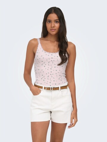 ONLY - Top 'ONLFENJA' en rosa: frente