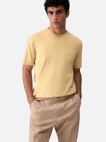 T-Shirt 'BASICCONTRA' Liu Jo en jaune : devant