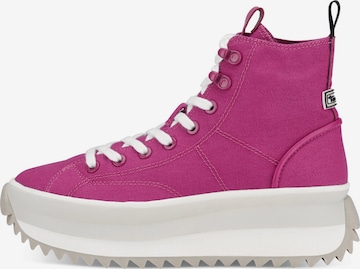 TAMARIS High-top trainers in Pink