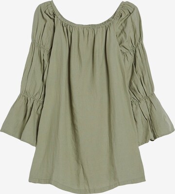 Robe Bershka en vert : devant