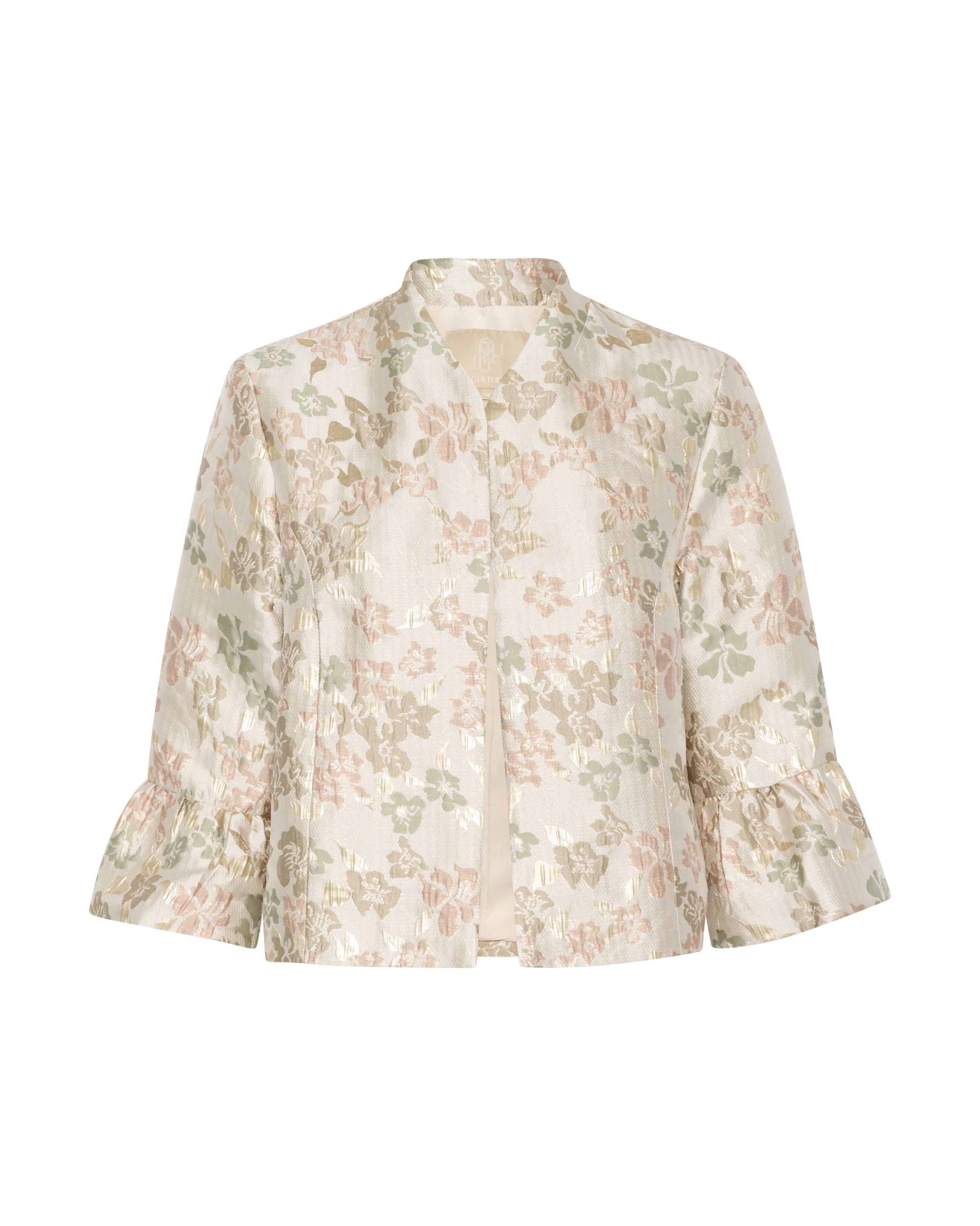 Veste mi-saison CULTURE en rose : devant