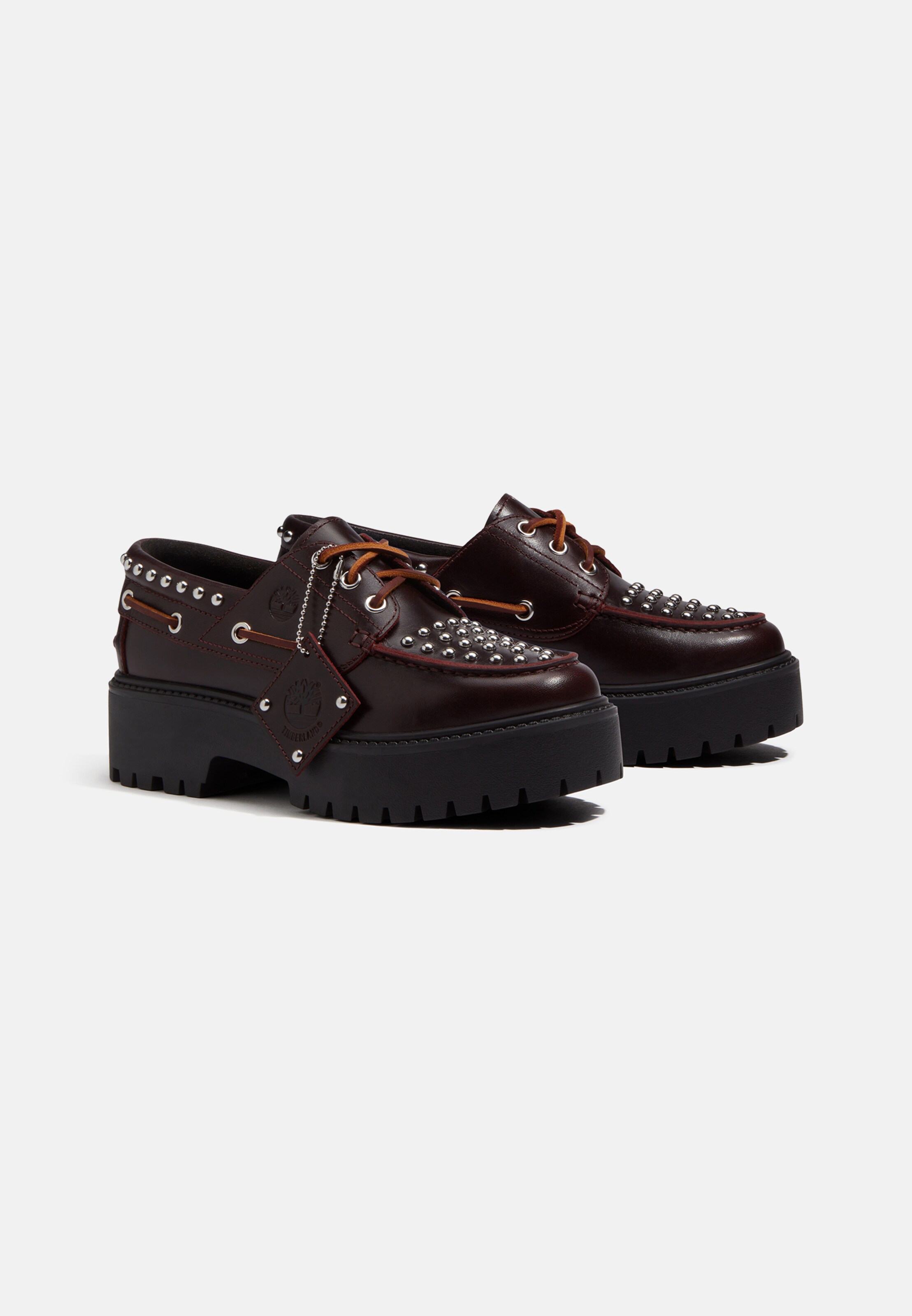 TIMBERLAND Šnurovacie topánky - Hnedá