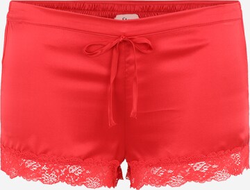 Pantalon de pyjama 'MILKY' ETAM en rouge : devant