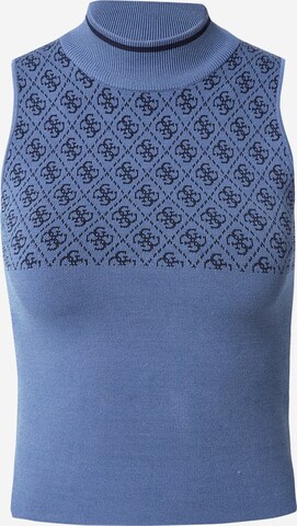 GUESS Knitted Top 'Lise' in Blue: front