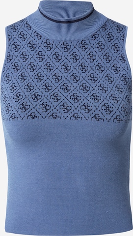 GUESS Knitted Top 'Lise' in Blue: front