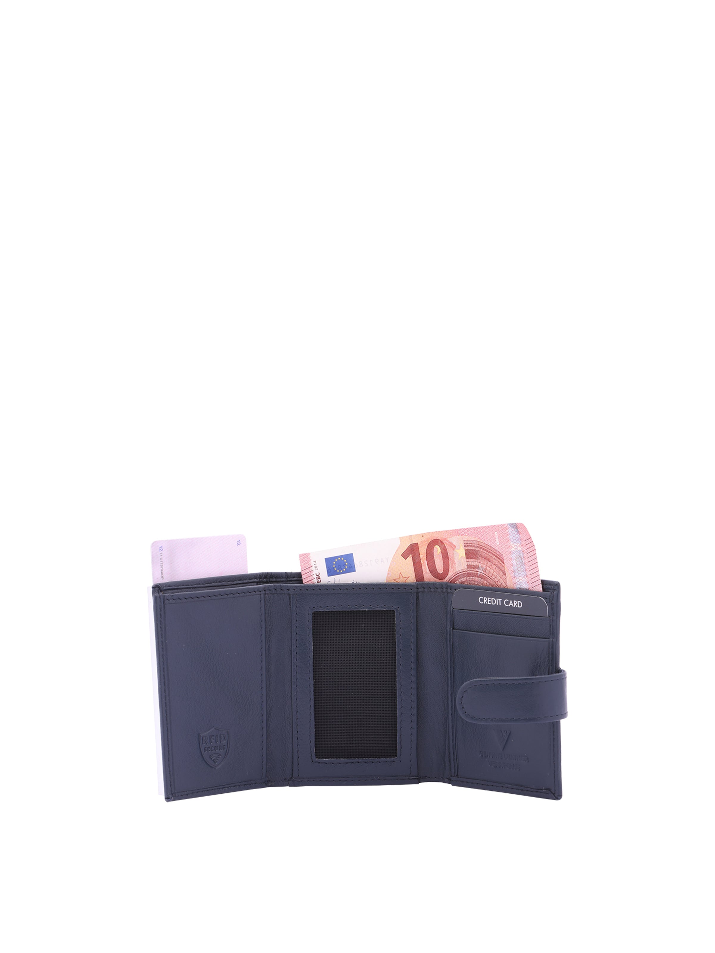 Sergio Valentini Portemonnee in Blauw: voorkant