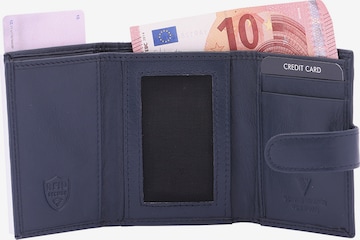 Sergio Valentini Wallet in Blue: front