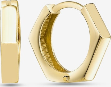 Boucles d'oreilles Dkeniz en or : devant