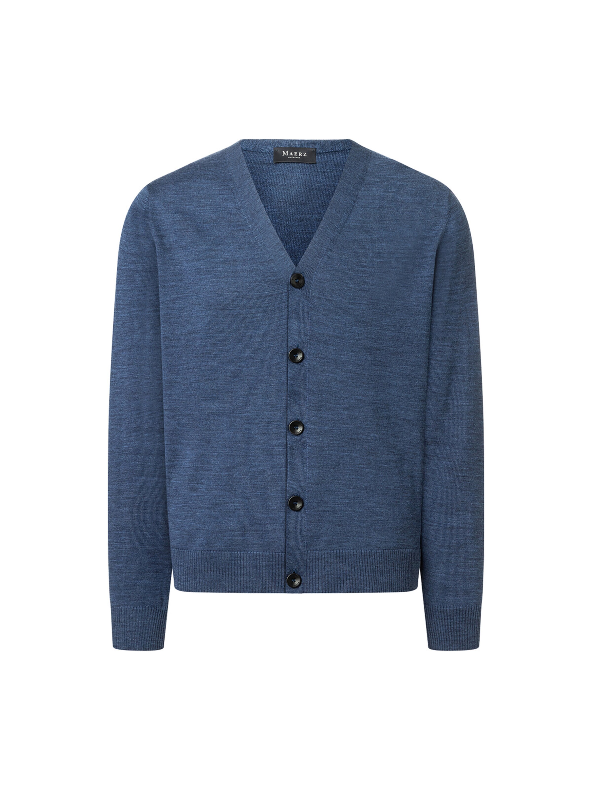 Vestes en maille ' 590800 ' MAERZ Muenchen en bleu : devant