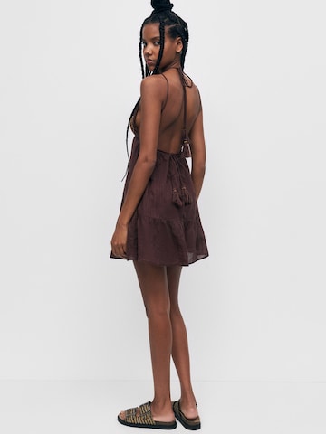 Robe Pull&Bear en marron