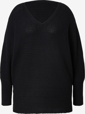 Pull-over MIAMODA en noir : devant