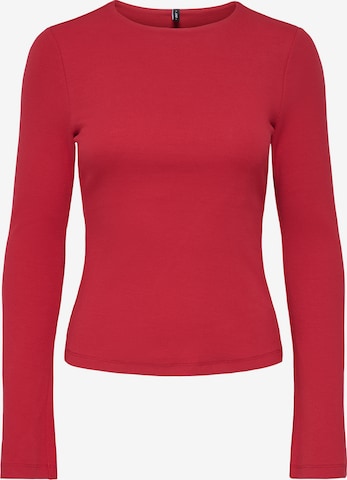 ONLY T-shirt 'ONLVAL' i röd: framsida