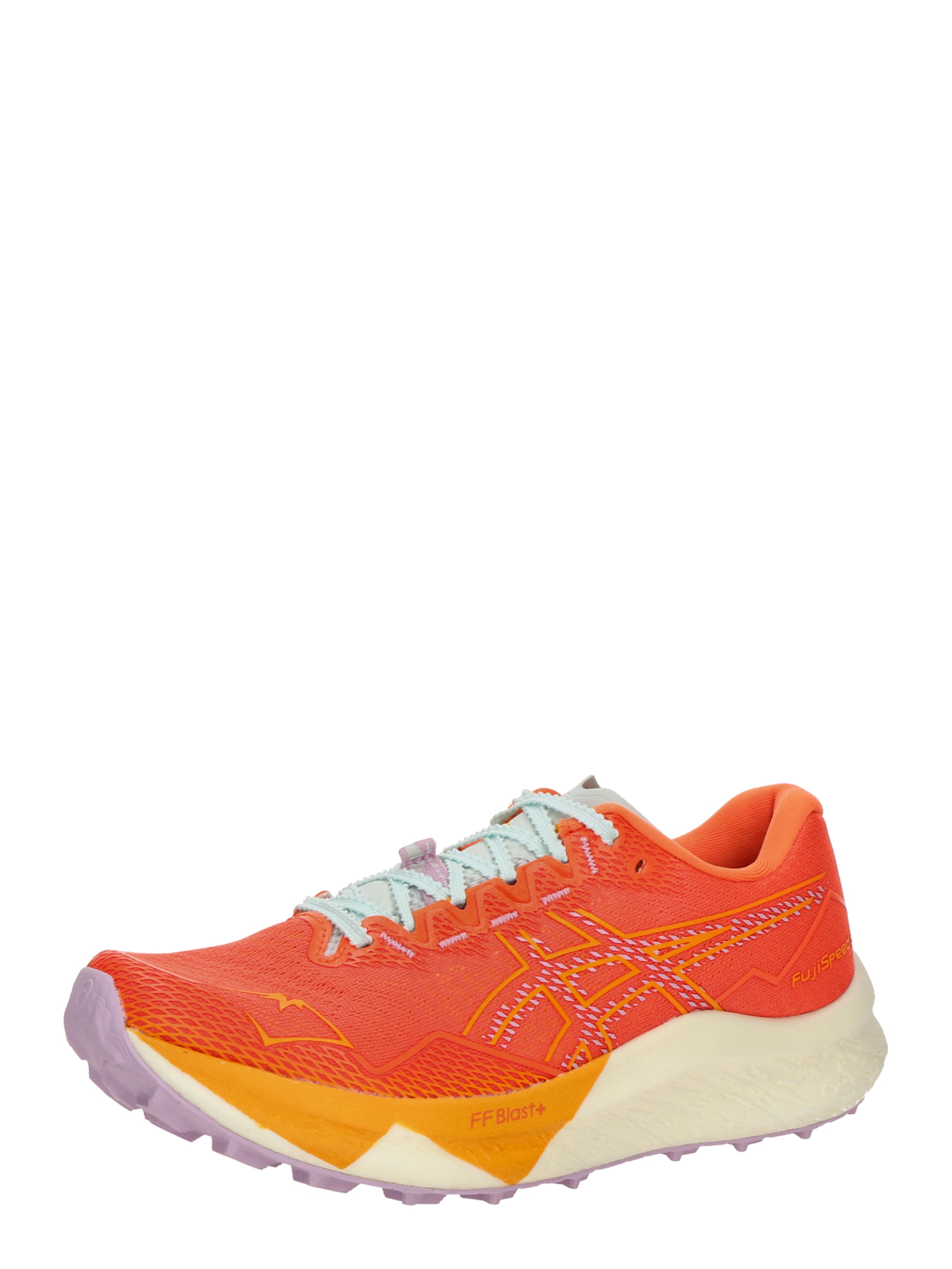 Chaussure de course 'FUJISPEED 3' ASICS en orange : devant