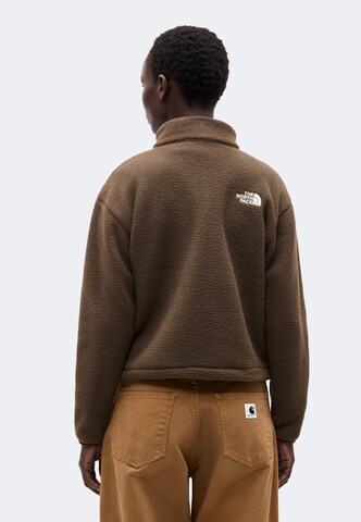 THE NORTH FACE - Casaco de velo 'FLEESKI' em castanho