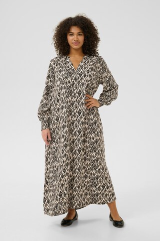 KAFFE CURVE Kleid  'Verona' in Schwarz: Vorderseite
