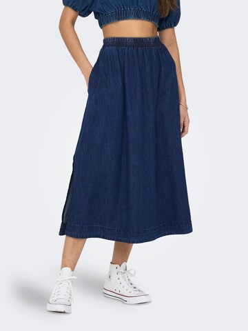 ONLY Skirt 'CAMILLA' in Blue: front