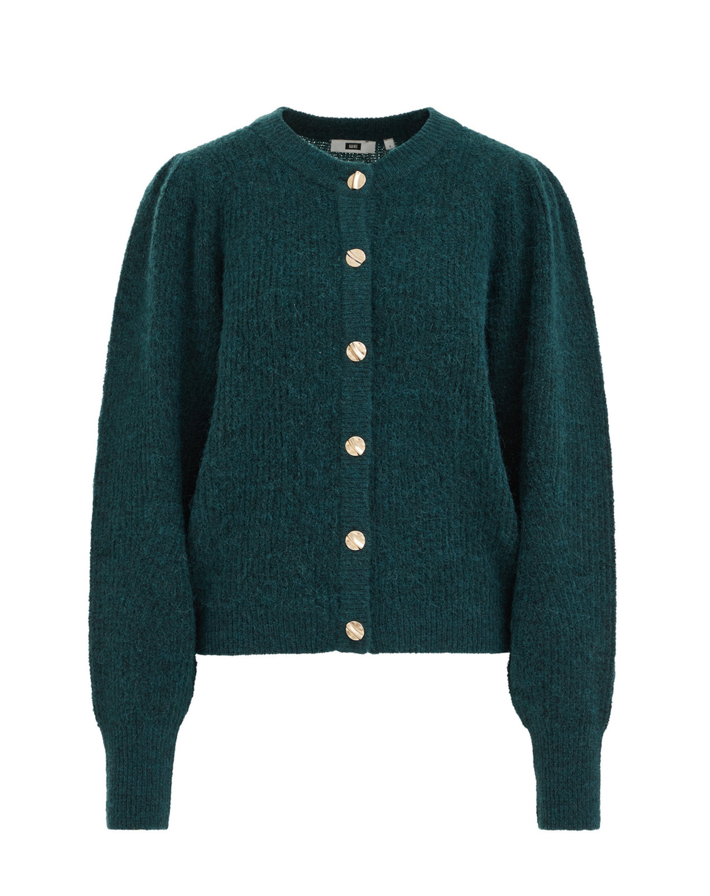 WE Fashion - Cárdigan en verde: frente