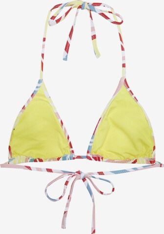 CHIEMSEE Triangle Bikini Top in Mixed colors