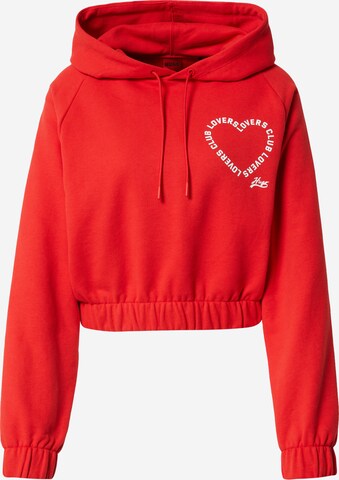 Sweat-shirt 'Dionegia' HUGO en rouge : devant