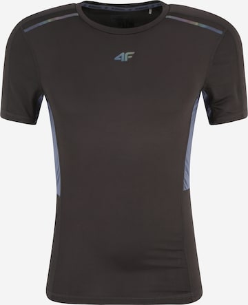 4F Functioneel shirt in Zwart: voorkant