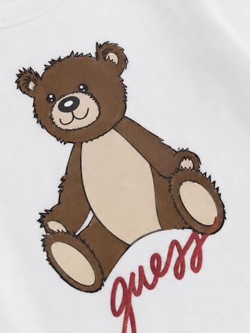 GUESS KIDS Zestaw 'GUESS KIDS SET HOODED LS ACTIVE TOP W/ZIP Completo' w kolorze biały