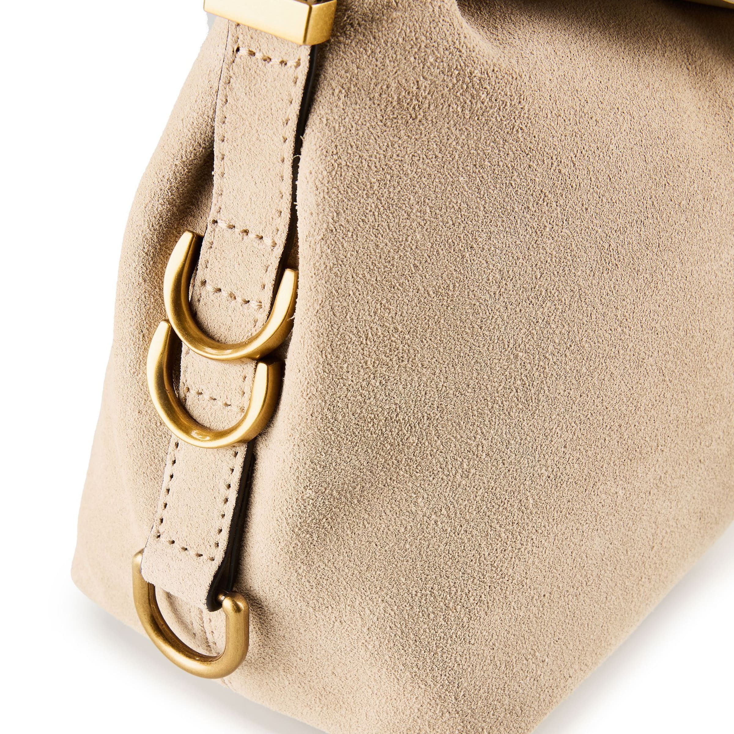 PINKO Schultertasche 'Saddle' in Beige