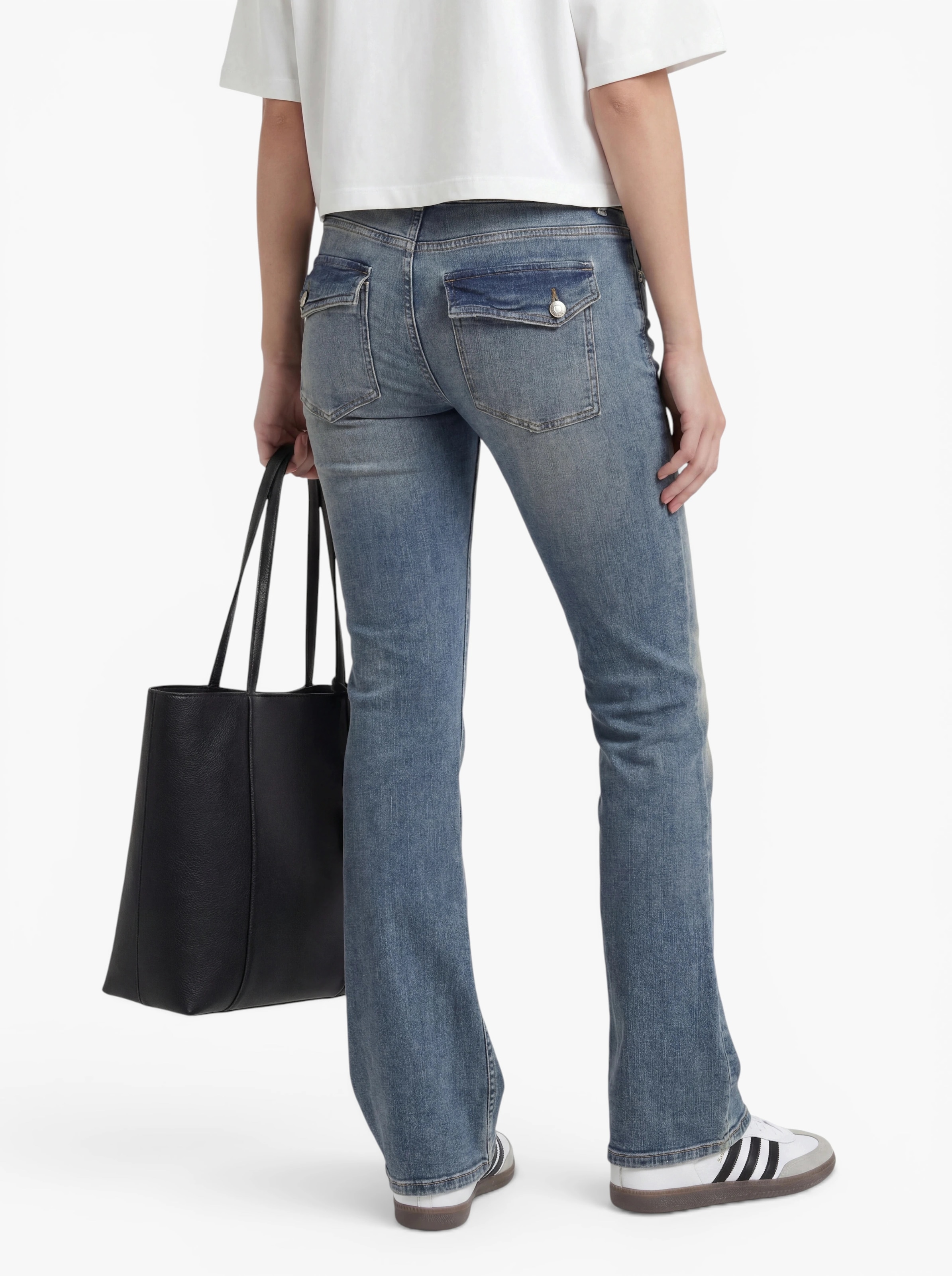 ONLY Flared Jeans 'ONLCoral' in Blue