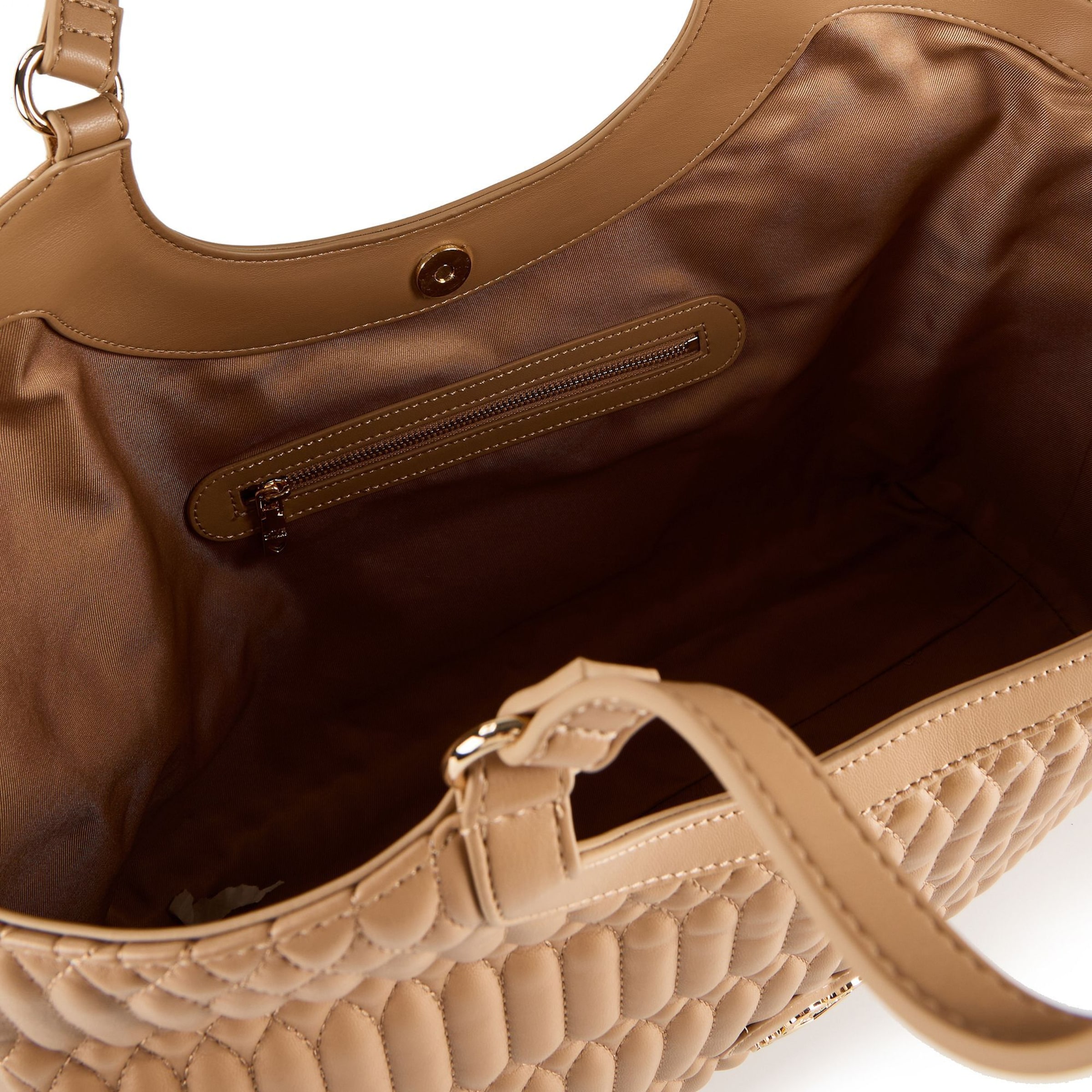 Love Moschino Shopper 'Bubbly Love' in Beige