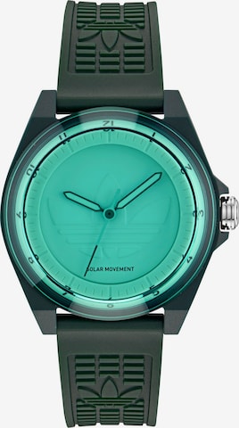 ADIDAS ORIGINALS Analog watch 'PROJECT FOUR SOLAR' in Green: front