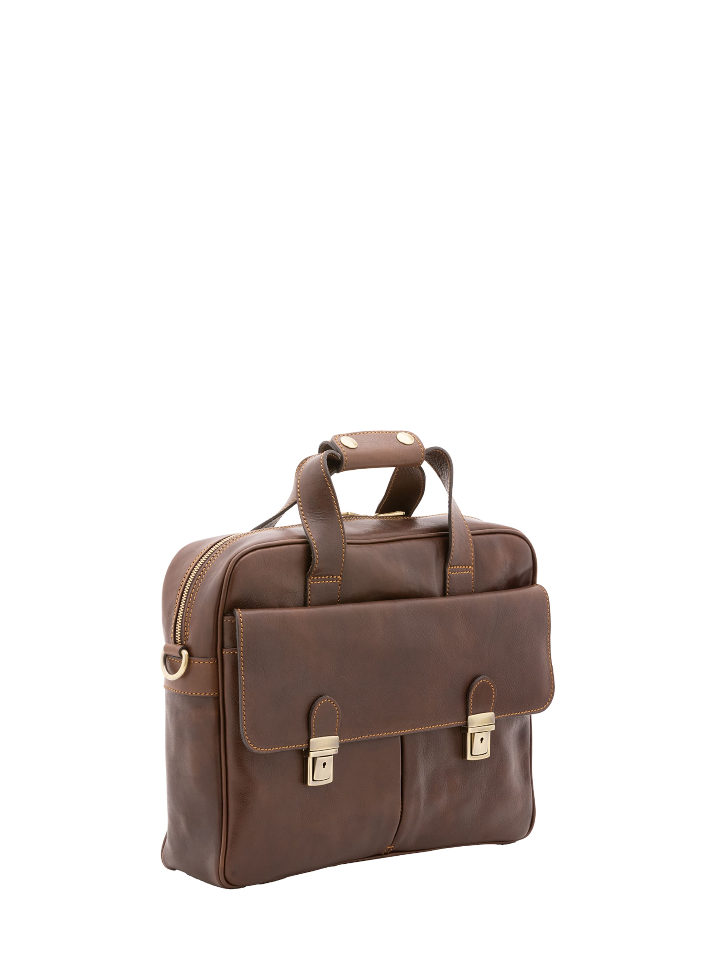 Porte-documents Viola Castellani en marron : devant