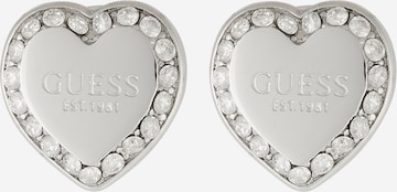 GUESS - Brincos em prata: frente