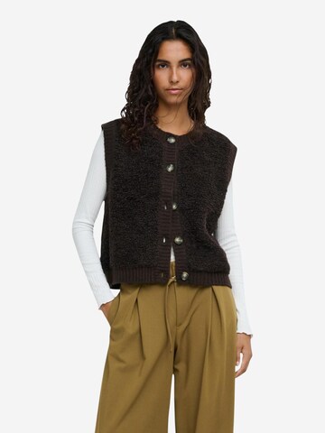 Gilet in maglia 'Jdyeira Life' di JDY in marrone