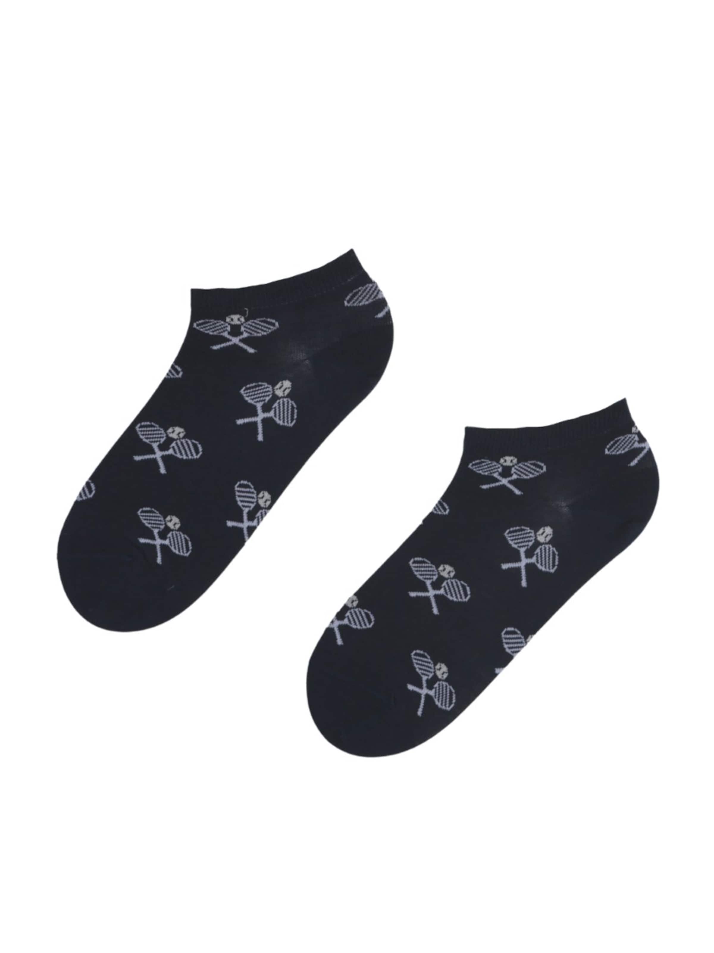 Sokisahtel - Calcetines 'TENNIS CUP' en azul: frente
