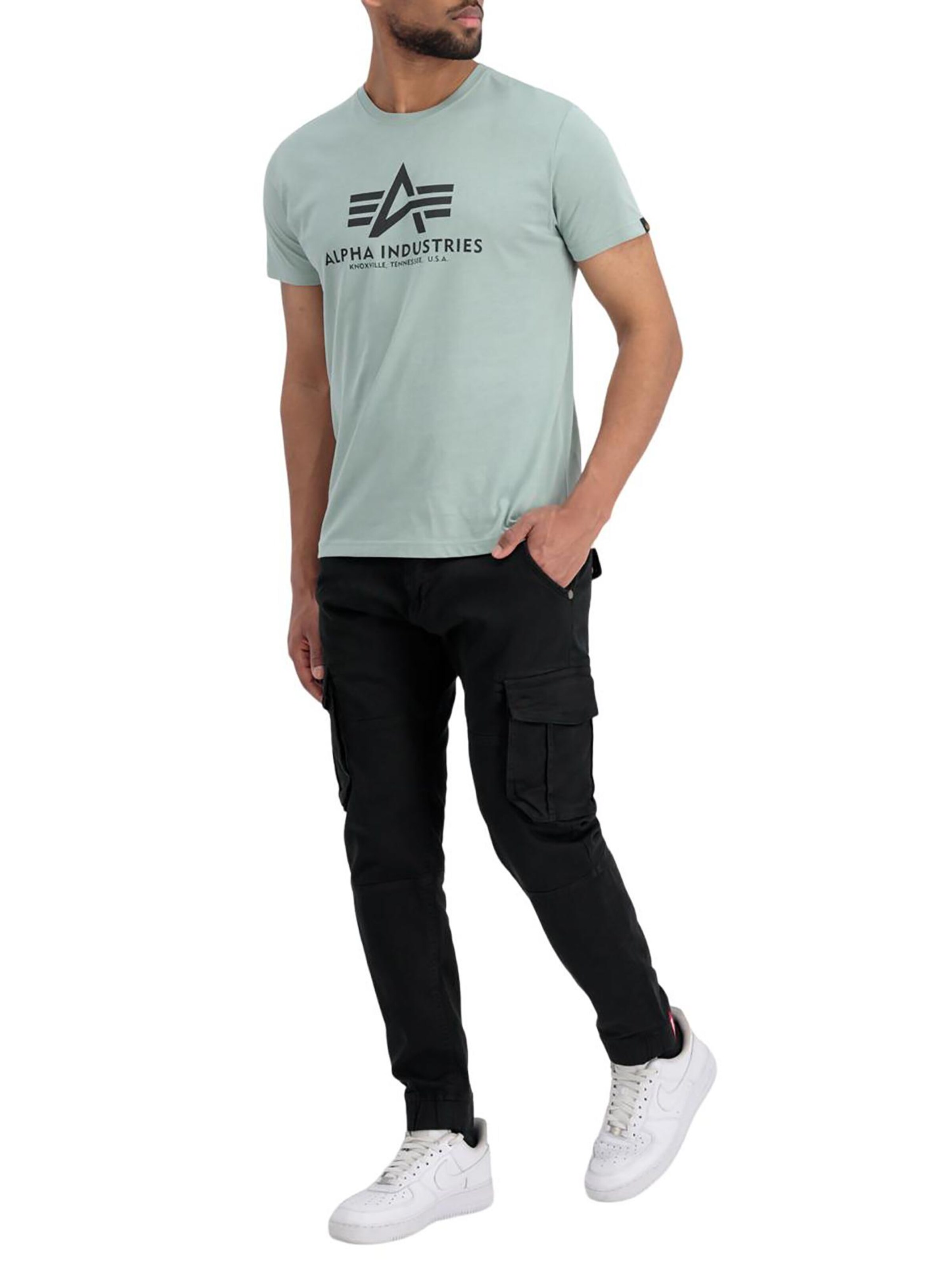 ALPHA INDUSTRIES Shirt 'Basic'‌‌‌‌‌ in Grün