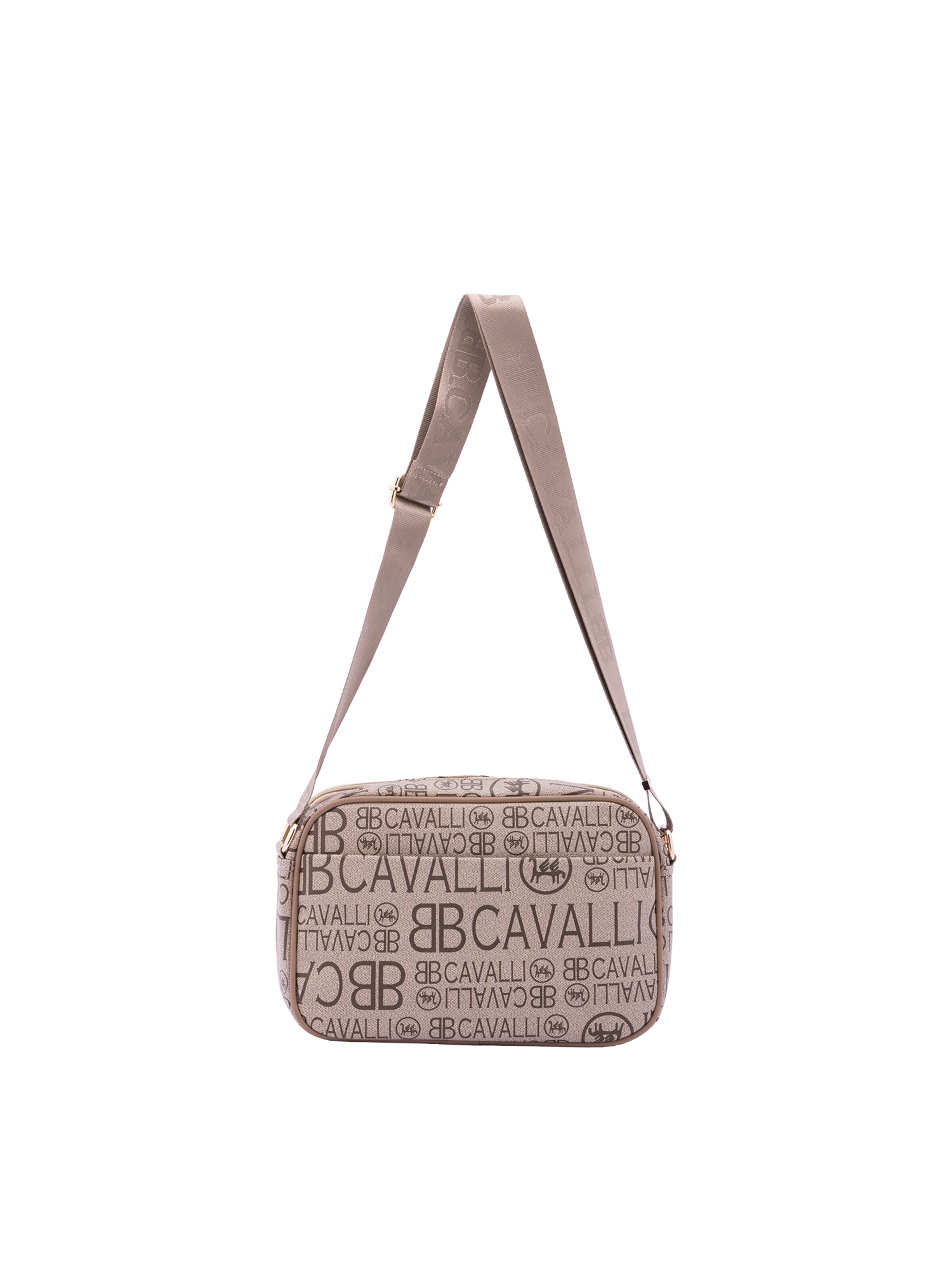 Borsa a tracolla 'Borsa a Tracolla B Cavalli Donna con Zip e Tasche Regolabile Nera' di B. Cavalli in verde