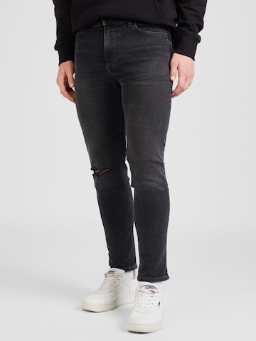 Tommy Jeans Skinny Jeans 'SIMON' in Schwarz: predná strana